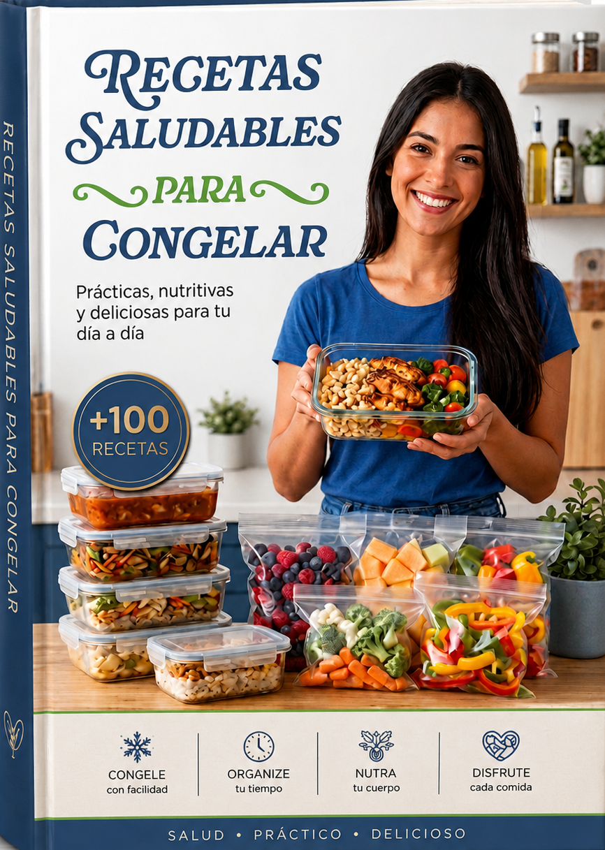 +100 Recetas Saludables para Congelar