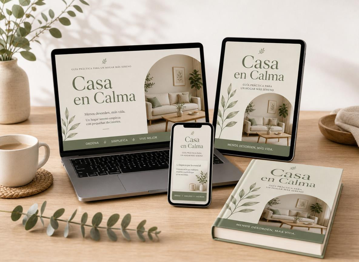 Casa en Calma: Recupera la Calma en Tu Hogar en Solo 15 Minutos al Día